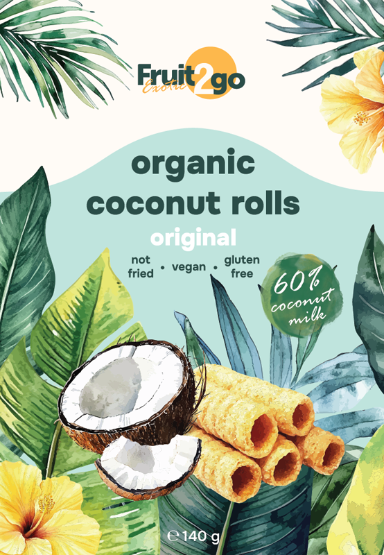 Rulouri din nucă de cocos - organic
